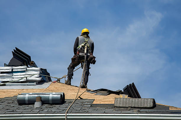 Professional Roof Replacement technician working in Atlanta, NY